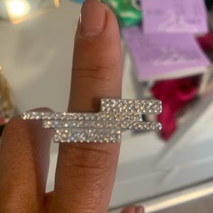 Diamond costume ring